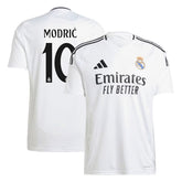Men's Real Madrid MODRIĆ #10 Home Soccer Jersey 2024/25